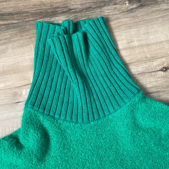 [Aerie] Offline Chillside Oversized Turtleneck Sweater in Kelly Green Large - Picture 6 of 10